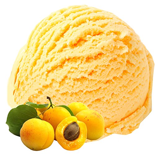 Aprikose Geschmack 1 Kg Gino Gelati Eispulver für Speiseeis Softeispulver Speiseeispulver