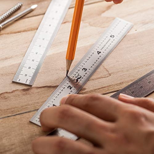 Mr. Pen Stainless Steel Machinist Ruler Set #TOP12