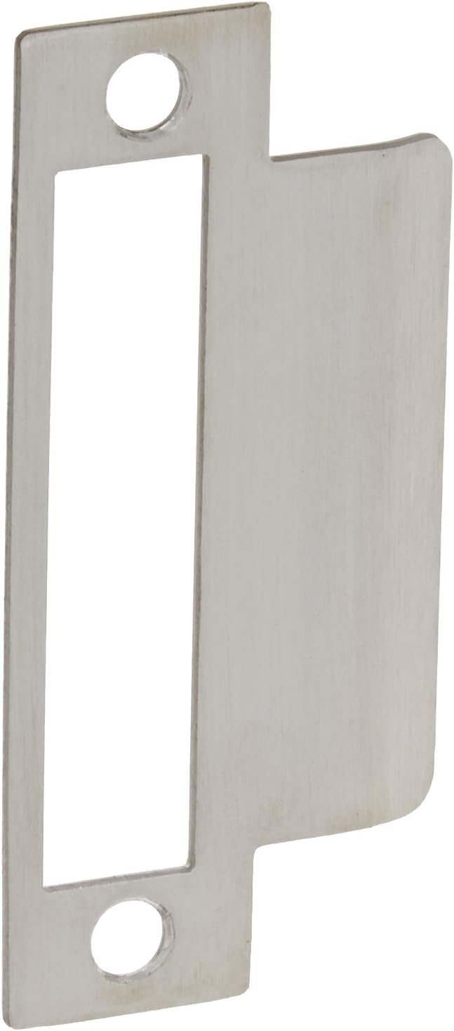 Don-Jo MEST-158 13 Gauge Steel Mortise Type Extended Lip ANSI Strike, Satin Stainless Steel Finish, 1-5/8" Width x 4-7/8" Height (Pack of 5)