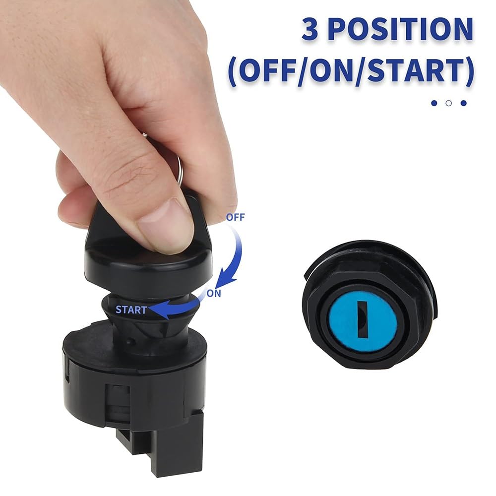 4011002/4011142 Ignition Key Switch Lock 6 Pins for Polaris Sportsman 400 500 600 700 800 RZR 570 1000 Ranger Sportsman(4011002 4012165)