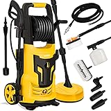 wap 5000 hochdruckreiniger ersatzteile 𝐎𝐏𝐓𝐈𝐌𝐀𝐋𝐄 𝐑𝐄𝐈𝐂𝐇𝐖𝐄𝐈𝐓𝐄: Der flexible Reiniger mit einer hohen Reichweite, angelegt an dem 10 Meter langen Druckschlauch und einem 5 Meter langen Stromkabel kommen sie problemlos an Ihr Ziel, um es zu säubern. Insgesamt erreicht das technische Reinigungsgerät eine Gesamtsprühweite von bis zu 30 Metern. Unterstützt wird das ganze durch zwei Kunststoffrollen, die den Hochdruckreiniger flexibel bewegen können.