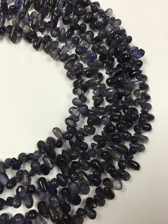 Iolite Smooth Drops de qualité gemme pour la haute joaillerie créative