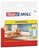 tesamoll zugluftstopper für glatte böden in grau Haltbarkeit: 2 Jahre tesamoll Schaumstoffdichtung für Fenster und Türen, einfache Qualität, 6m x 9mm