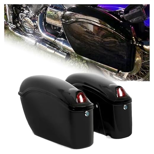 KUAFU Universal Hard Motorcycle Saddle Bags