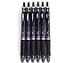 Pilot Acroball Knock Ballpoint Pen, 1.0mm, Black(BAB-15M-BB), 6 pens per Pack (Japan Import) [Komainu-Dou Original Package]