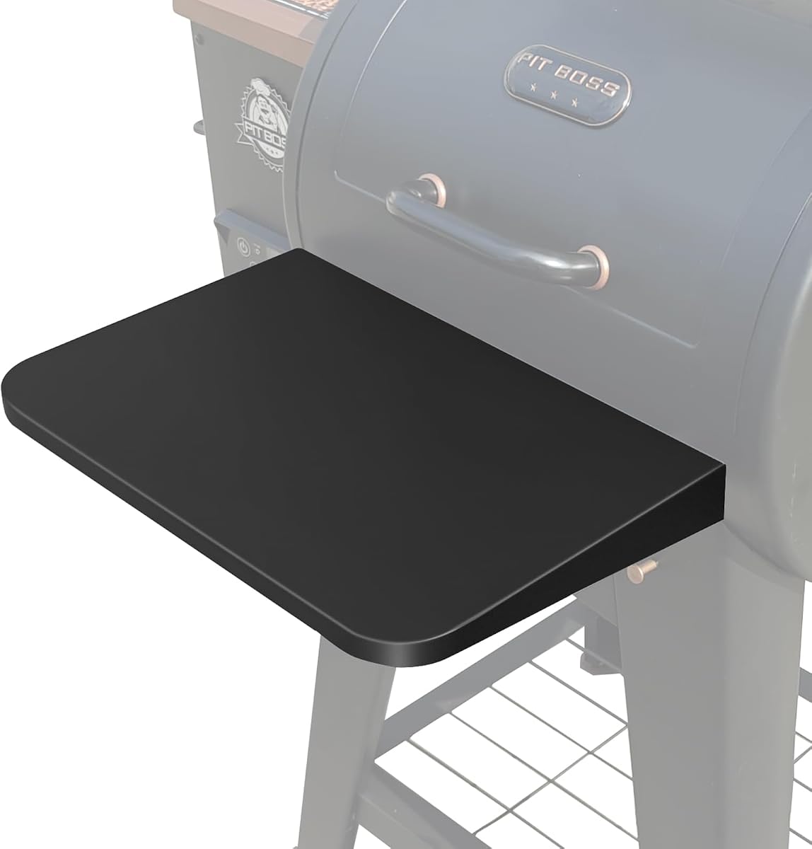 Foldable Front Shelf for Pit Boss Lexington 500 | 19.45" Grill Front Table,BBQ Prep Shelf Accessory,Quality Steel Front Shelf