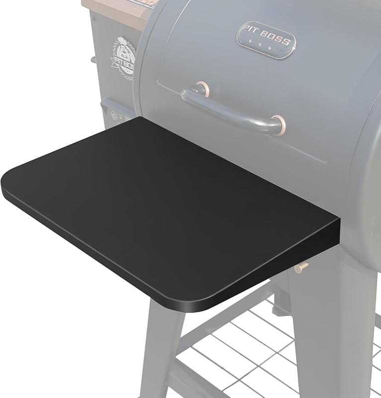 Foldable Front Shelf for Pit Boss Lexington 500 | 19.45" Grill Front Table,BBQ Prep Shelf Accessory,Quality Steel Front Shelf
