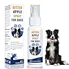 Yaru Spray anti masticazione per cani, spray per cani alla mela amara, spray deterrente per cani, aiuta a smettere di masticare e leccare zampe, bende, scarpe e mobili, per addestramento