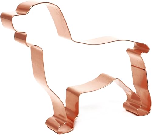 Miniatura 4 de The Fussy Pup Boykin Spaniel - Cortador de galletas de 4.5 x 3.5 pulgadas, hecho a mano, cobre sólido, fabricado en Estados Unidos, regalos para