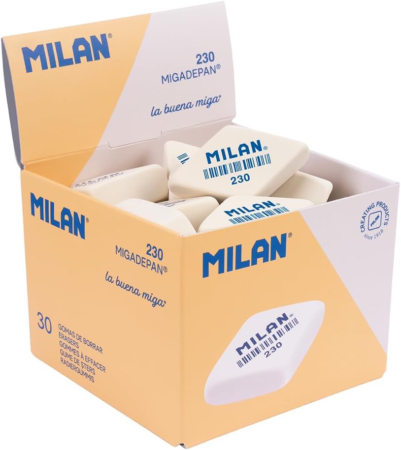 Milan® Box 30 Rubbers Bread Crumb 230 rhomboids