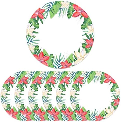 Wonmon 50 PCS Round Tropical Cutouts for Classroom Decorations ...