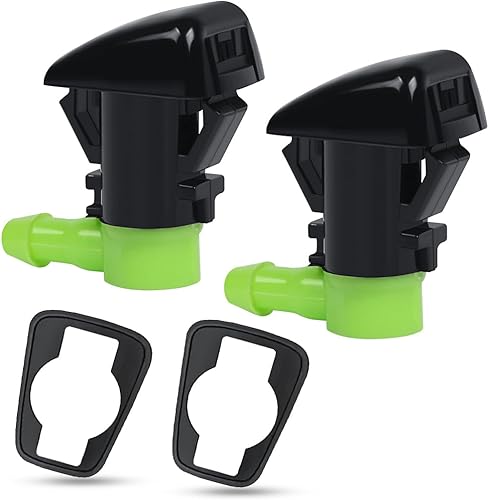 PYAGHAP - Juego de boquillas para limpiaparabrisas delantero, 2 boquillas rociadoras de limpiaparabrisas delantero, ajuste universal para modelos