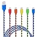 10ft Micro USB Cable, Magic-T High Speed 2.0 A Male to Micro B Braided Charger Cord for Samsung Galaxy, HTC, Motorola, LG and More Android Smartphone