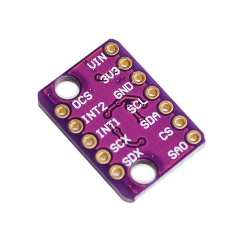 TECNOIOT 5 Stück BMI160 6DOF 6-Achsen-Beschleunigungsmesser Gyroskop Trägheitsmesssensor