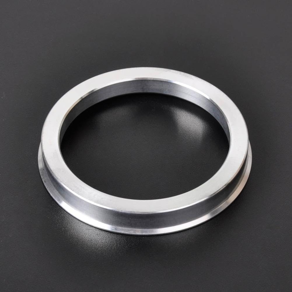 4pcs Aluminum Hub Rings 73.1mm OD 60.1mm ID Compatible with Automotive Motorcycle Parts