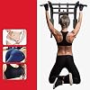 Pull-up Bar Three-Speed Adjustable Pull-up Equipment Wall Horizontal Bar Fitness Equipment 90-Degree Flip Adjustment Triangle Support Doubled and Stable for Home Indoor