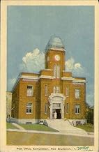 Post Office Edmundston, New Brunswick NB Canada Original Antique Postcard