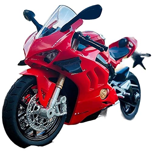 Ducati Panigale V4S 1/12 maquette moto motocross alliage jouet simulation rouge