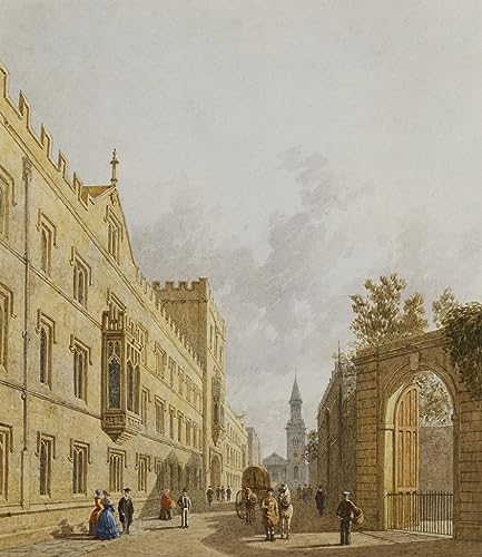 Toile George Pyne Collège d'Exeter avec impression d'affiches