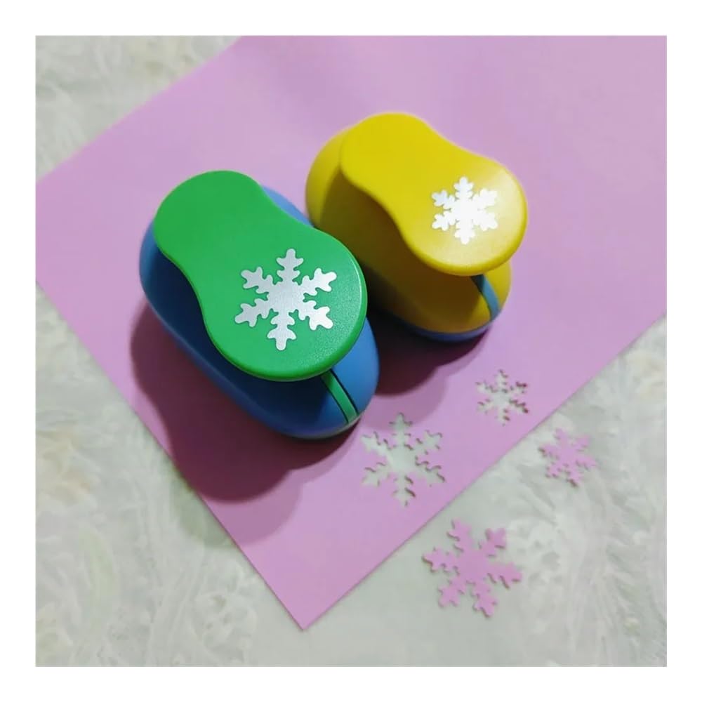 2 stücke 15mm 25mm Schneeflocke Weihnachten Schnee Punch Handwerk Scrapbook Papier Cutter DIY Grußkarte Machen Werkzeug