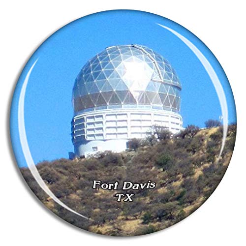 Weekino Observatoire Fort Davis McDonald Texas Etats-Unis réfrigérateur 3D Verre Cristal Voyage Souvenir Autocollant de réfrigérateur Collection