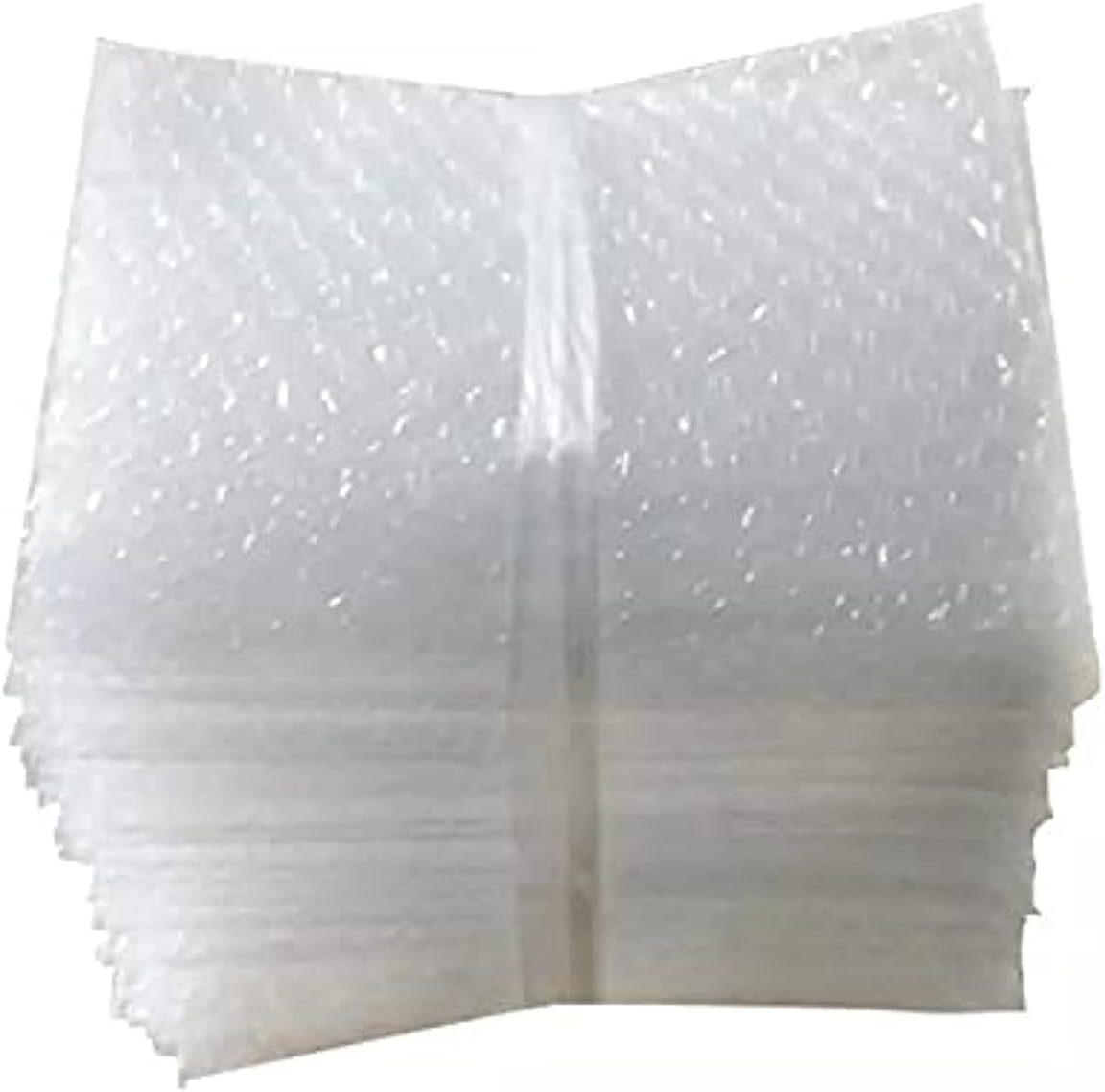 GMQG 25pcs bubble wrap bags clear small bubble pouches shock proof protective cushioning mailing package shipping storage mailing moving (15x22 cm)