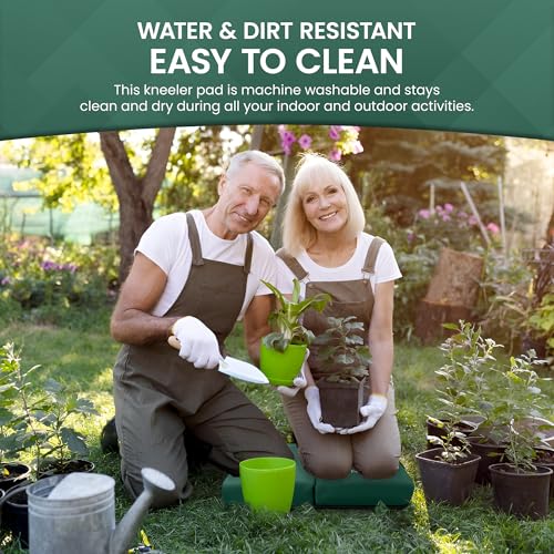 Garden Guru Extra Thick Gardening Kneeling Kneeler Pad – Ultra Soft Foam Cushion Padding for Knee – Water Resistant - Garden Kneeler Mat for Yard Work, Cleaning, Household Chores, Roofing, and More by Garden Guru Lawn & Garden Tools - Image 4