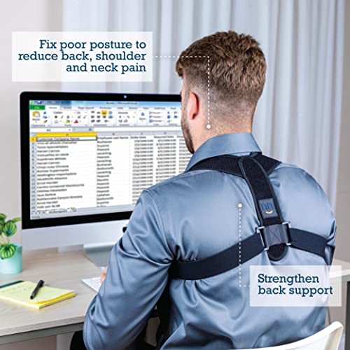 Persanna Posture Corrector Back Brace For Women And Men- Excellent Upper Back Support, Shoulder & Neck Pain Relief- Adjustable Back Straightener For Scoliosis & Kyphosis- Thoracic Spine Trainer #TOP5