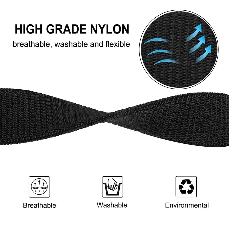 Bracelet Quick Fit 22 26mm en nylon tressé haute densité - 5