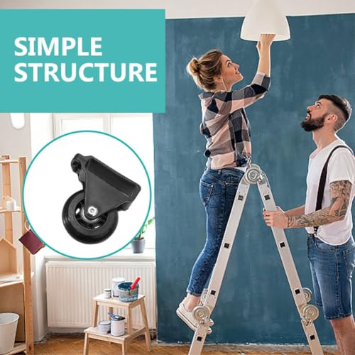 Ruedas retráctiles para escalera de aluminio pack de 4 accesorios ajustables 6