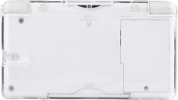 Transparent Hard Shell Case Cover Compatible with Nintendo DS Lite NDSL, Replacement Protective NDS Lite Crystal Clear Housing Case(Not for Nintendo DS or Dsi)