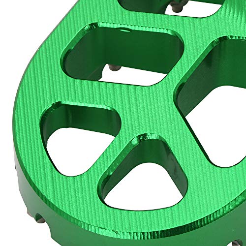 Image of AnXin Foot Pegs Footpegs Footrests Foot Pedals Rests CNC MX for KLX300 KLX300R KLX300SM 97-07 20-24 KLX250 06-20 KLX250S 09-14 KLX250R 94-96 KLX650 93-96 Dirt Bike Green