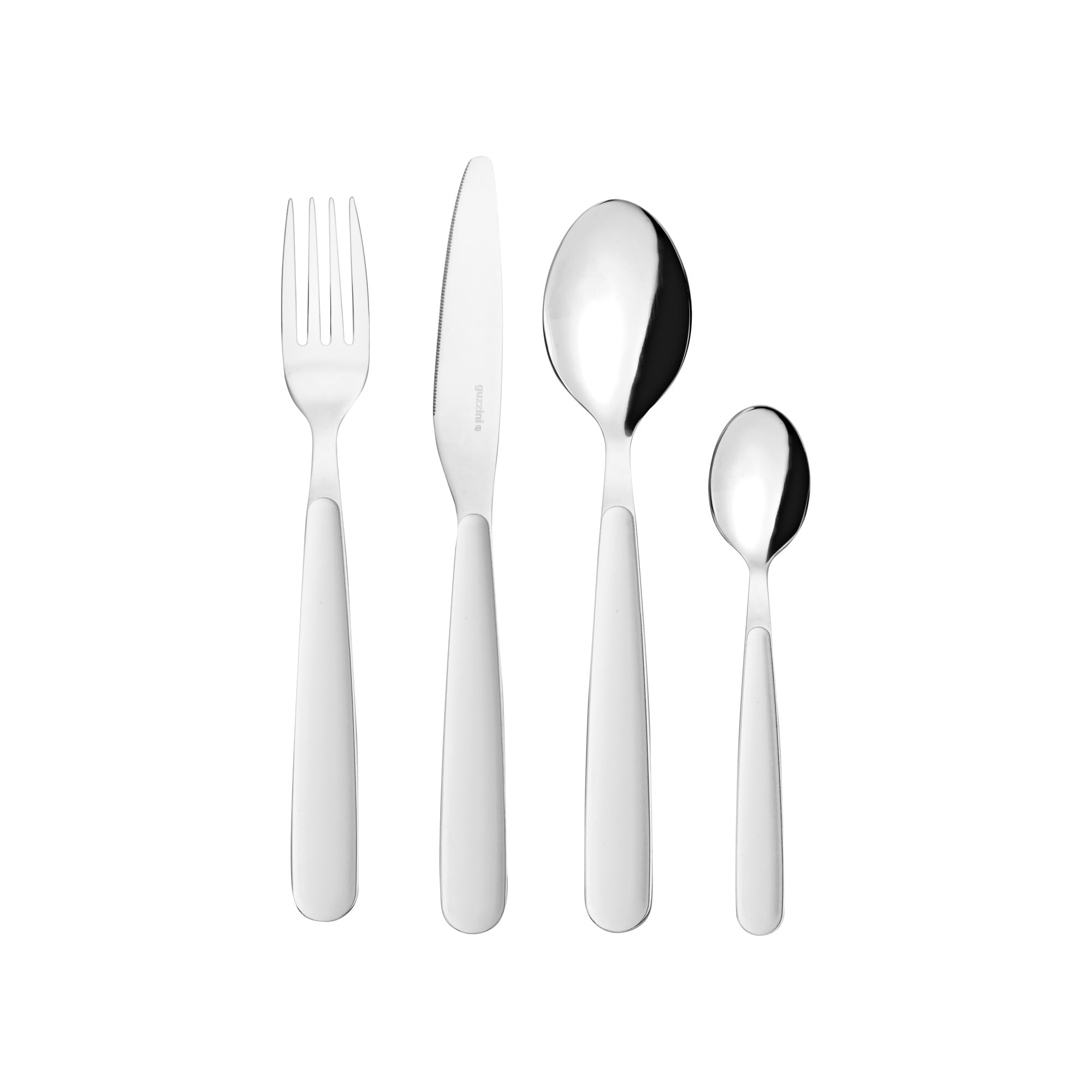 Guzzini - POP Set of 24 Cutlery - White - 12750011