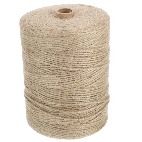 Corde en Jute Tressée FRCOLOR pour Éviter les Nœuds en Bricolage DIY