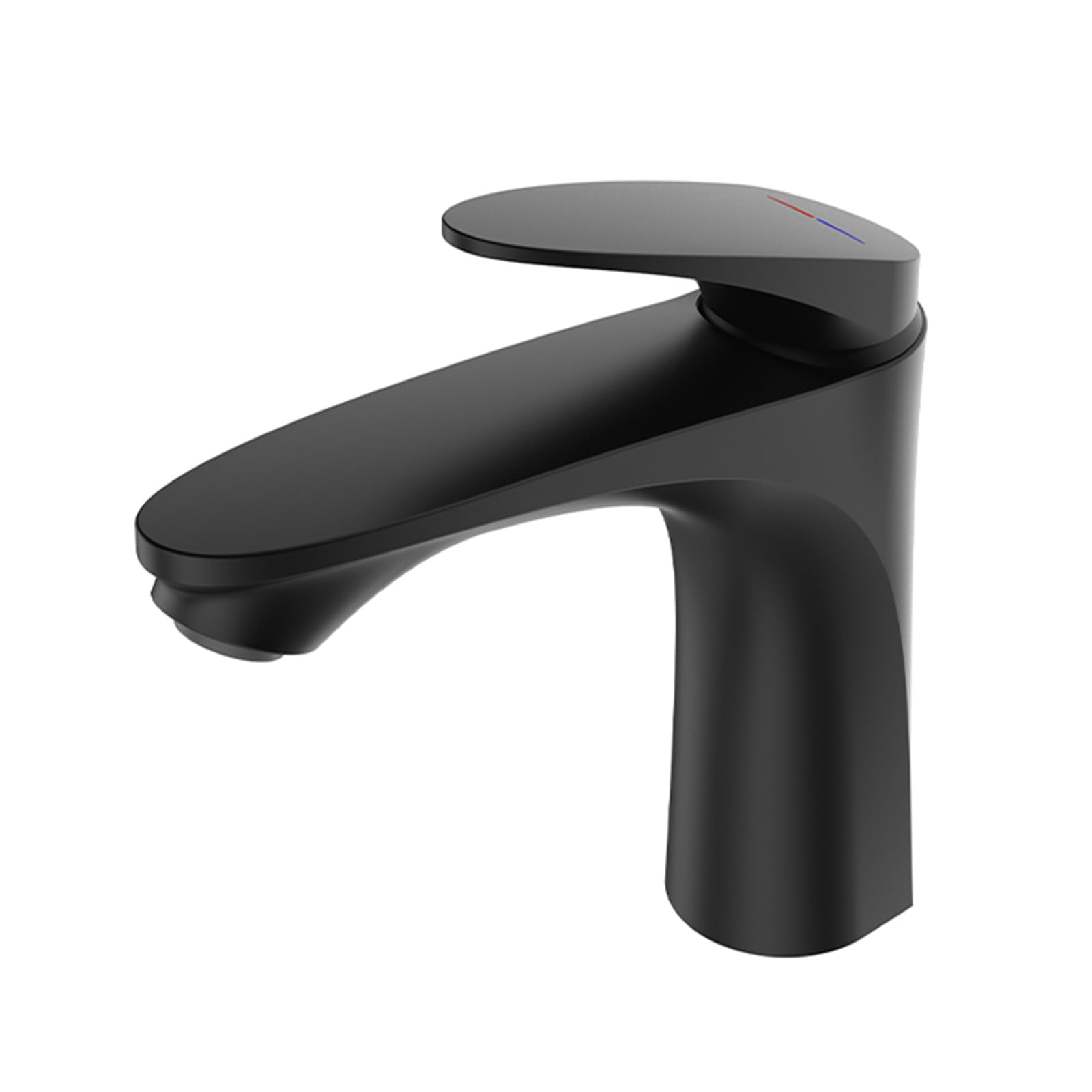 Ygnvmcxjg Black Bathroom Basin Mixer Tap, Hot And Cold Mixer Tap Bathroom Sink Brass