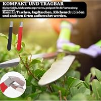 2 Stück Axtschärfer Messerschärfer Dual Diamant Schleifstein Outdoor Mehrzweck Messerschärfer Wetzstahl für Messer Gartenscheren Heckenscheren Gartenscheren Taschenmesser – Ansicht 4