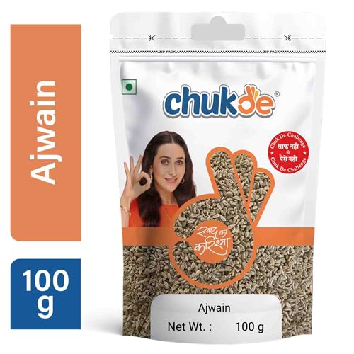 Image of Chukde Ajwain Sabut, Carrom Seeds Whole Spices, 300g, Pack of 300g x 3