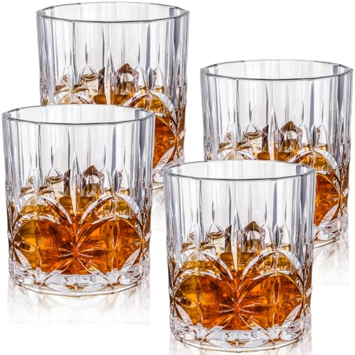 old fashioned glasses plastic