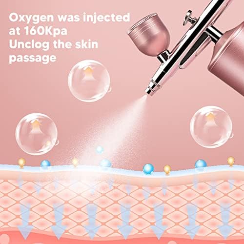 Vista 3 de Oxygen Facial Machine, USB Rechargeable Deep Moisturizing Handheld Face Water Sprayer with 3 Bottles, Lady Gifts Skin Care Tool ()