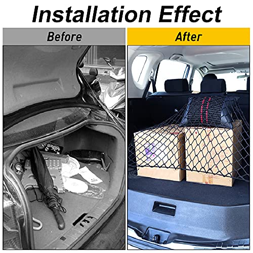 Luckynono - Rete da carico nera in nylon per