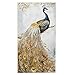 Trayosin 5D Diamond Painting by Numbers for Adults Full Drill Gold Peacock Home Decor
