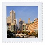 Square dimensions (in inches): 6 L x 6 W, image dimensions (in inches): 4 L x 4 W 100% poloyester; image is soft to touch. Made in USA Edges have pinking shear cut Image will not fade with washing. Image not a transfer, part of material