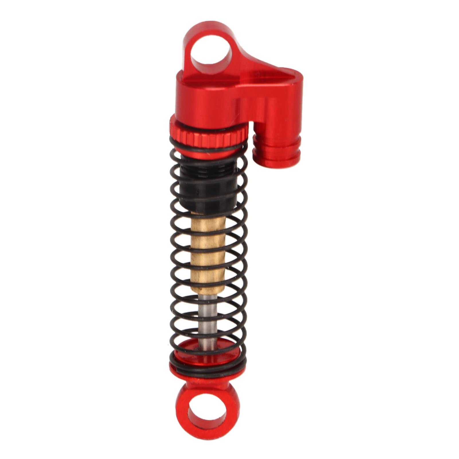 Zestaw drążków kierowniczych 1/24, stop aluminium, stal, wysoka dokładność, niewielka waga, zestaw drążków kierowniczych 1/18 do FMS FCX24 (czerwony)