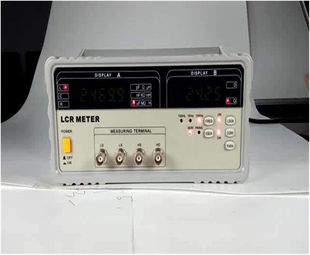 Variable Power Supply, Digital LCR Meter 10KHz MCH-2811C 100Hz-10KHz Testing Meter, L-Q, C-D, R-Q Test,Stable Output