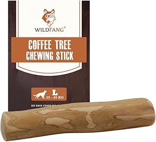 Wildfang®Coffee Wood Dog Chew Large-Natural Wood Stick for Dogs, Wood Dog Chew Toy, Wood Dog Bone, Wood Chew Toy for Dogs,...
