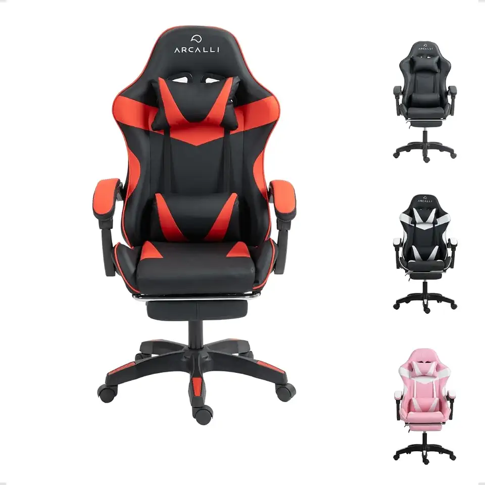 Cadeira Gamer Escritório Arcalli Ergonômica