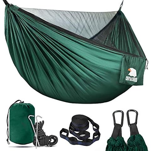 COVACURE Camping Hamaca con Mosquitero y Accesorios Cover