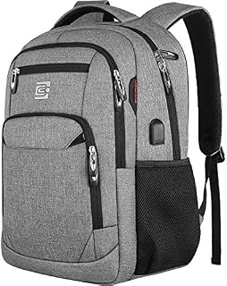 Laptop Backpack,Business Travel Anti Theft Slim Durable Laptops Backpack with USB Charging Port,Water