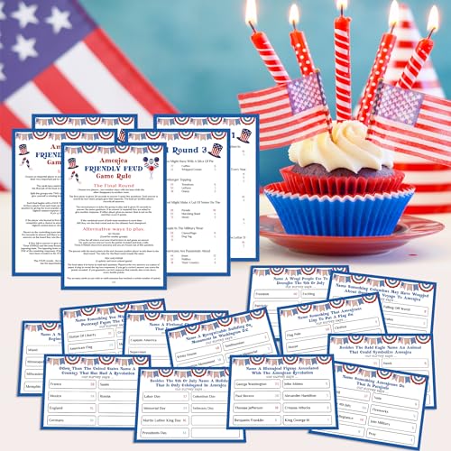 Juego de trivia 4th of July para adultos y familia miniatura 4