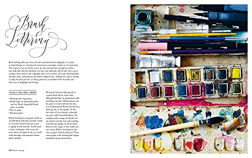 Modern Calligraphy Workshop: The Creative Art of Pen, Brush and Chalk Lettering